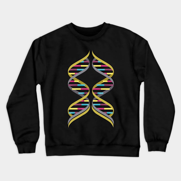 Pattern DNA Crewneck Sweatshirt by AmandaDilworth